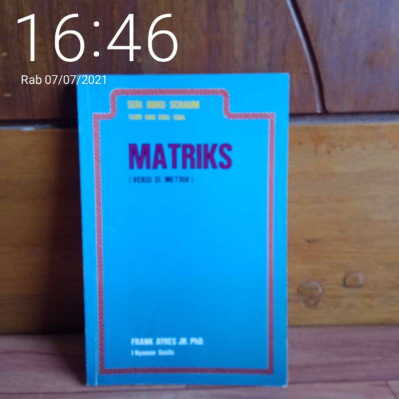 Jual BUKU ORIGINAL MATRIKS SERI SCHAUM Shopee Indonesia