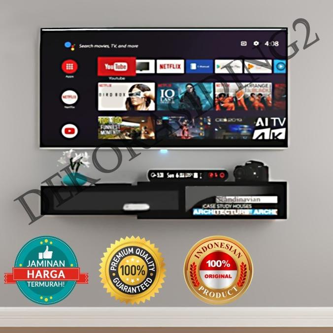 Jual Rak Ambalan Dinding Minimalis Rak Tv Gantung Ambalan Tv Gantung