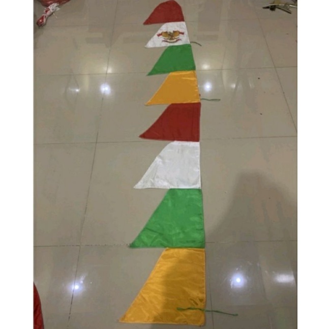 Jual Umbul Umbul Gergaji Warna Warni Bendera Unyil Shopee Indonesia