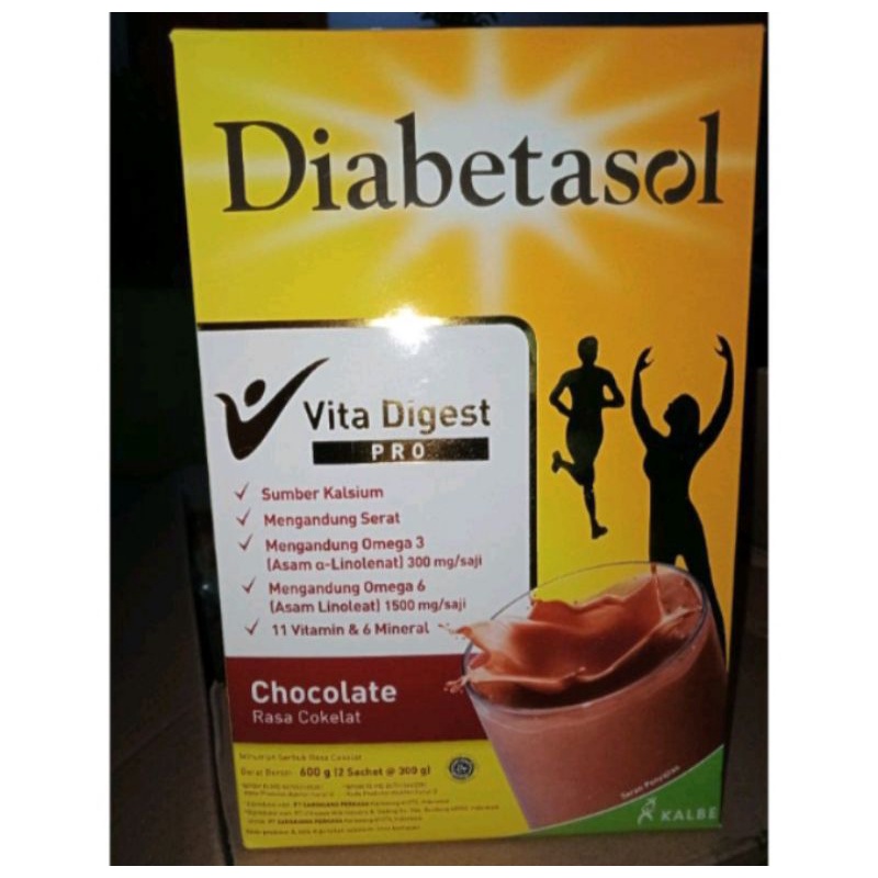 Jual DIABETASOL 600 GR VANILA COKLAT CAPPUCINO Shopee Indonesia