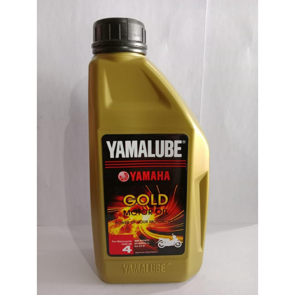 Jual Oli Yamalube Gold SAE 10W 40 Semi Synthetic 800 ML Shopee Indonesia