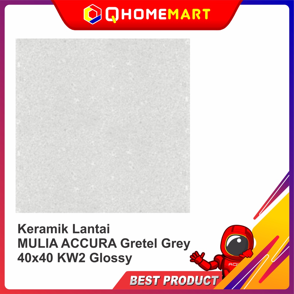 Jual Keramik Lantai MULIA ACCURA Gretel Grey 40x40 KW2 Glossy Shopee