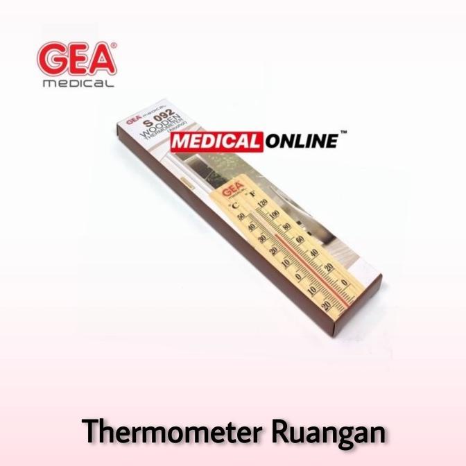 Jual Thermometer Ruangan Dinding Gea Medical S S Termometer Kayu