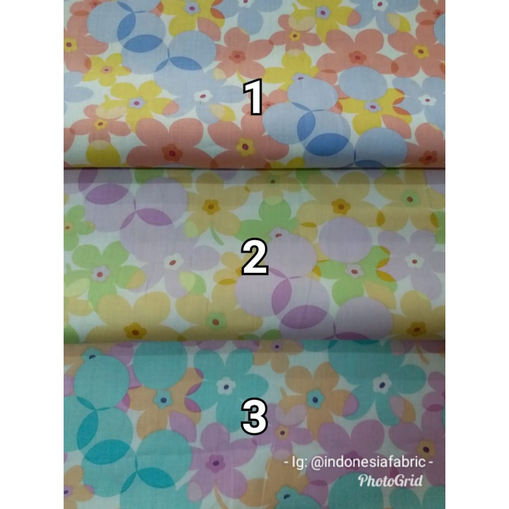 Jual Kain Bahan KAtun Jepang Tokai Senko Motif New Summer Shopee