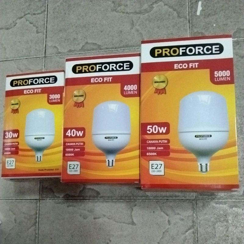 Jual PROFORCE ECO FIT Lampu Led Capsule 30w 40w 50w Sangat Terang Di