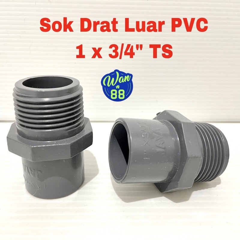 Jual Sok Drat Luar Pvc Jaya Ts X Valve Socket Shopee Indonesia