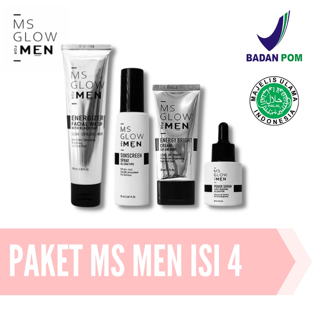 Jual PAKET WAJAH MSGLOW FOR MEN OBRAL EXP 2025 Shopee Indonesia