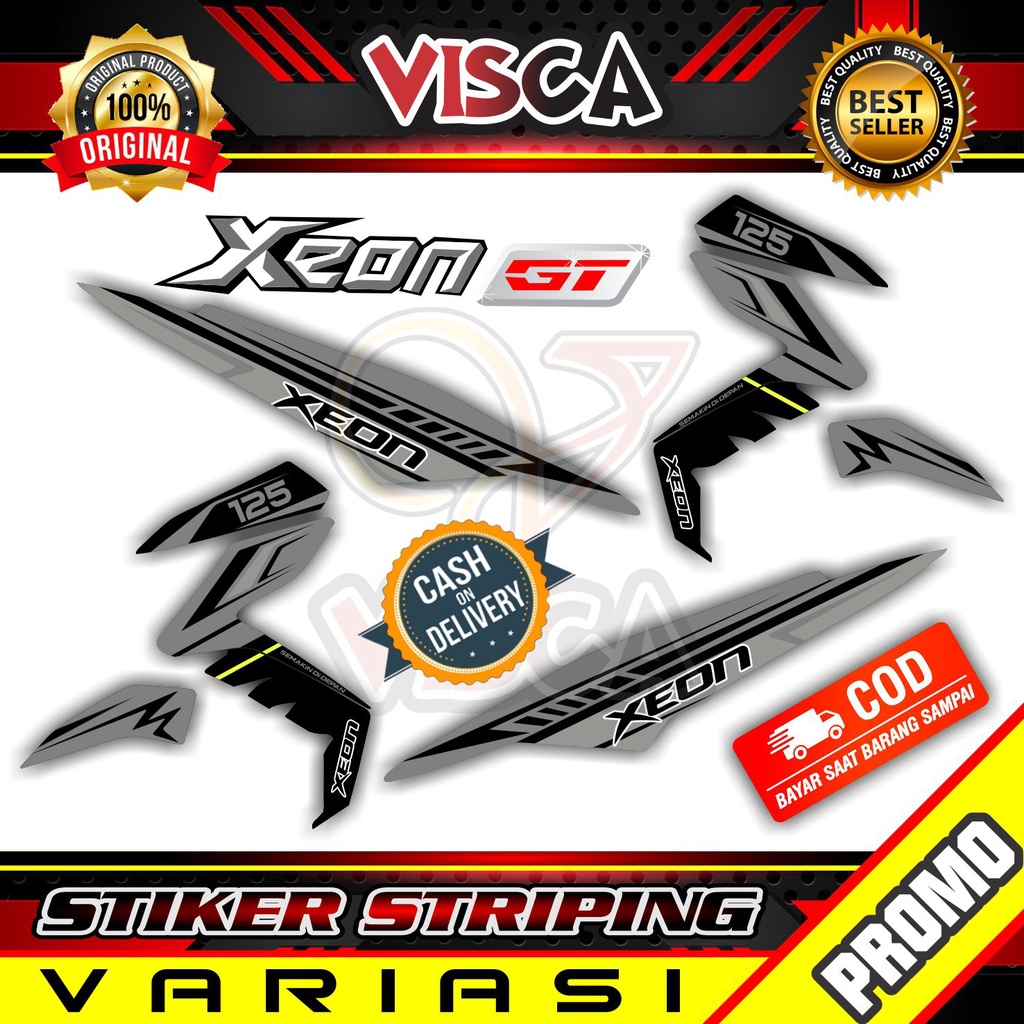 Jual Striping Xeon Gt 125 Stiker Sticker Striping Variasi Lis Yamaha