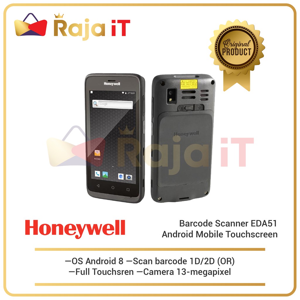 Jual Honeywell Barcode Scanner Eda Android Mobile Touchscreen D D