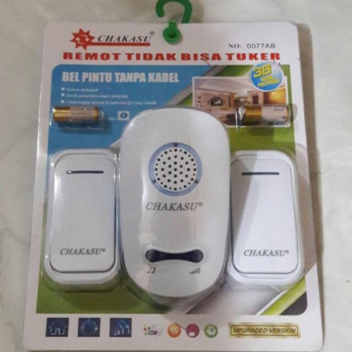 Jual Bel Pintu Rumah Door Bells Wireless Tombol Ac Chakasu Shopee