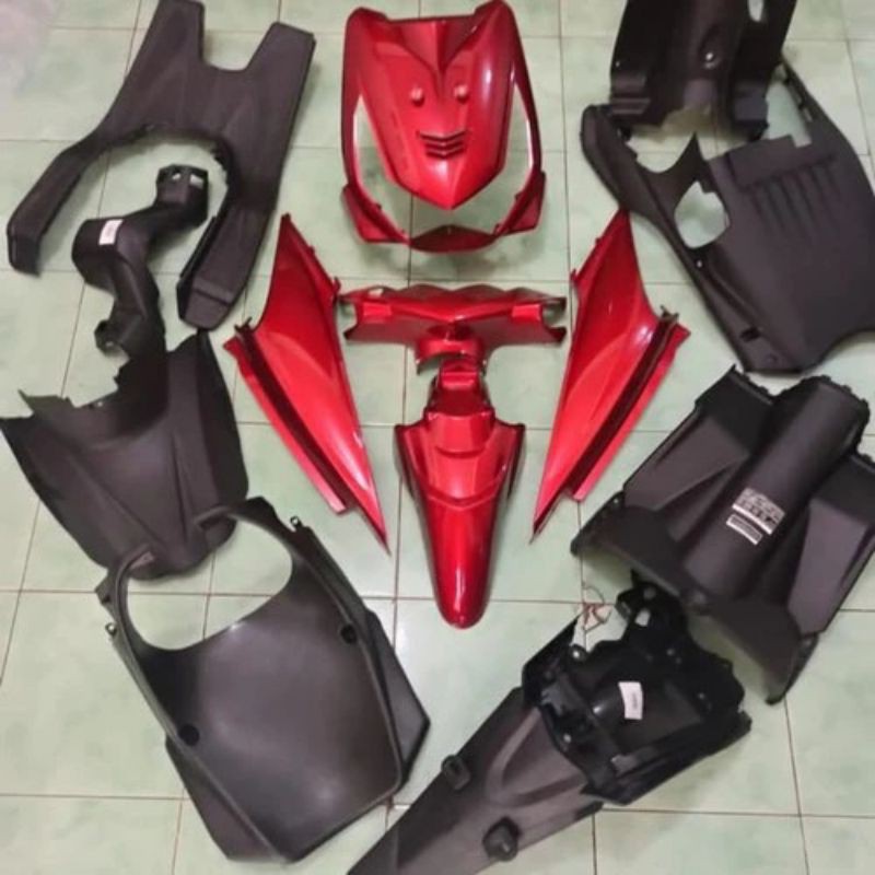 Jual Full Body Kasar Halus Beat Karbu Warna Merah Shopee Indonesia