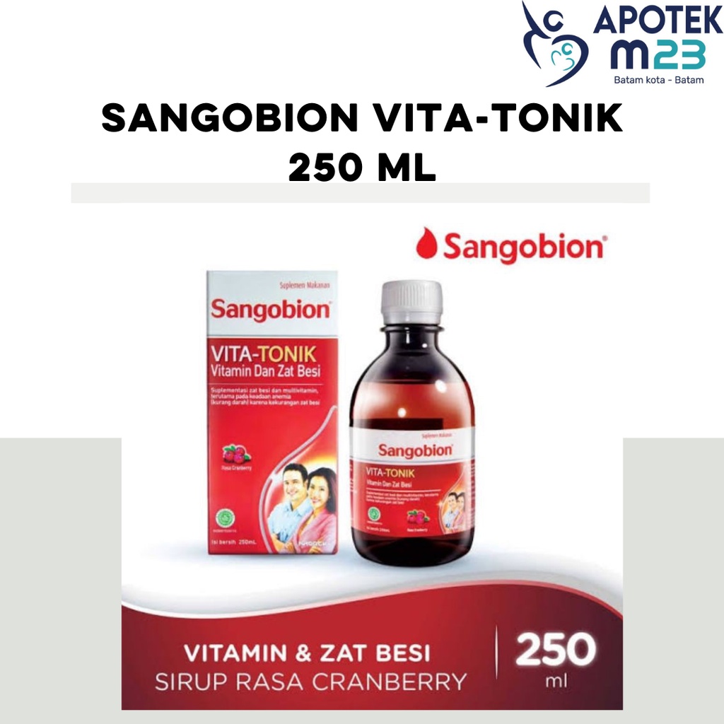 Jual Sangobion Vita Tonik Ml Dan Ml Anemia Penambah Darah