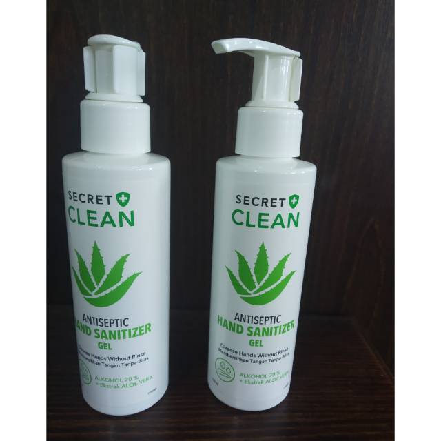 Jual Secret Clean Hand Sanitizer Gel 150 Ml With Pump Shopee Indonesia