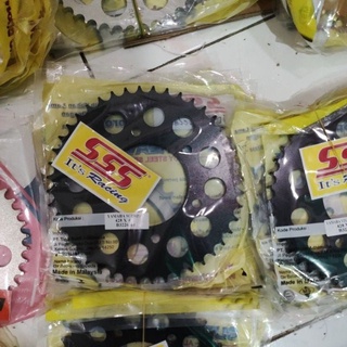 Jual Gear Belakang Sss Rk Gold Black 428 40 41 44 45 46 47 All Vixion