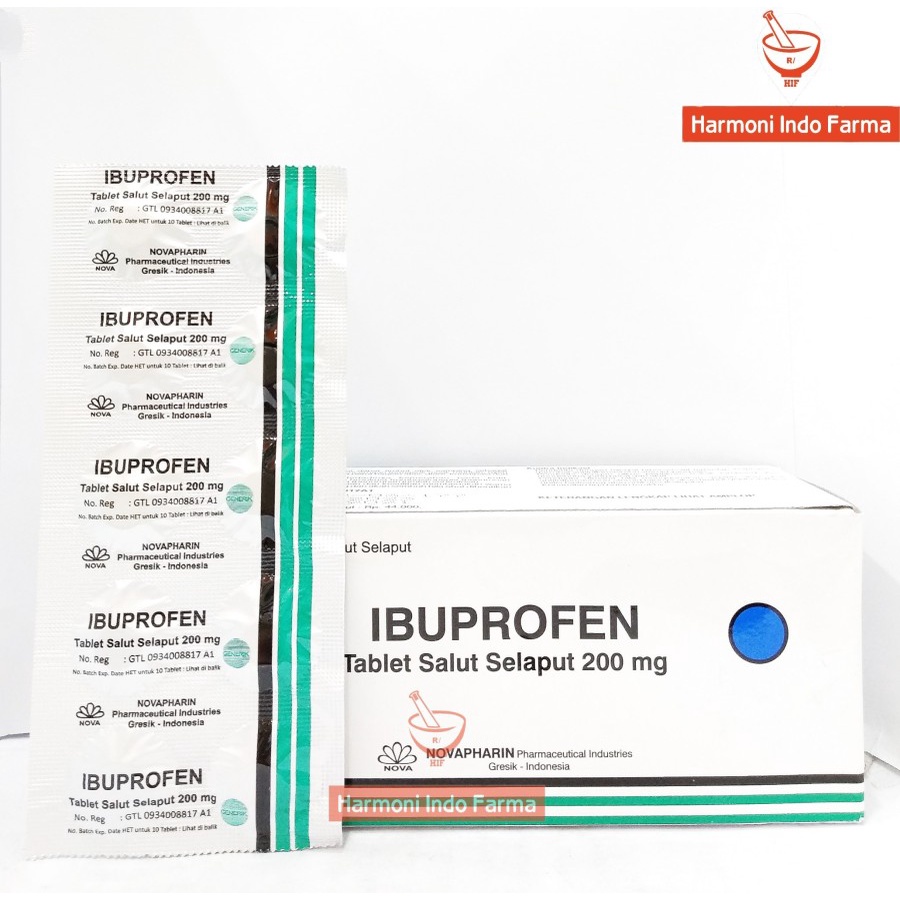 Jual Ibuprofen Novapharin Mg Strip Tablet Shopee Indonesia