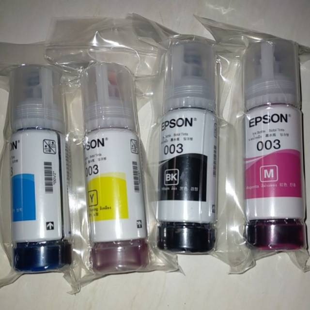 Jual Tinta Epson 003 Bawaan Printer ORI DIJAMIN Shopee Indonesia