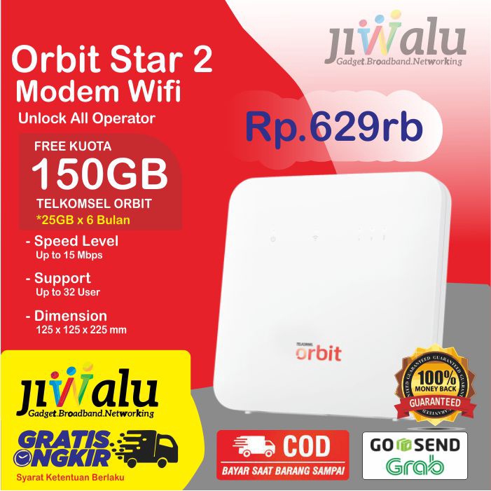 Jual Modem Router Wifi Huawei B312 Telkomsel Orbit Star 2 Free