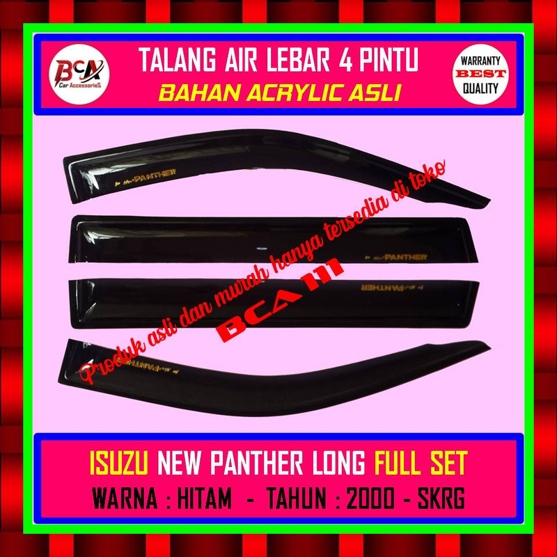 Jual TALANG AIR 4 PINTU ISUZU NEW PANTHER LONG 2000 UP MODEL LEBAR