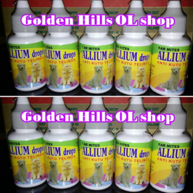 Jual Allium 30 Ml Obat Tetes Kutu Telinga Kucing Shopee Indonesia