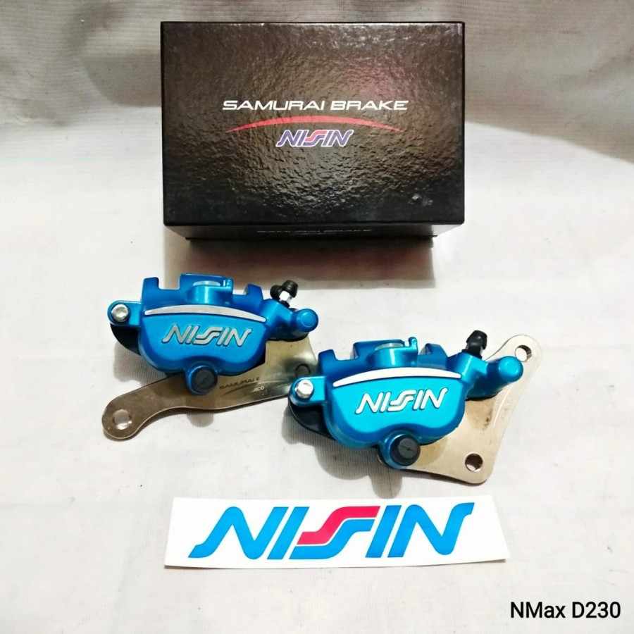 Jual Paket Kaliper NISSIN SAMURAI Set Nmax 155 Depan 230mm Belakang