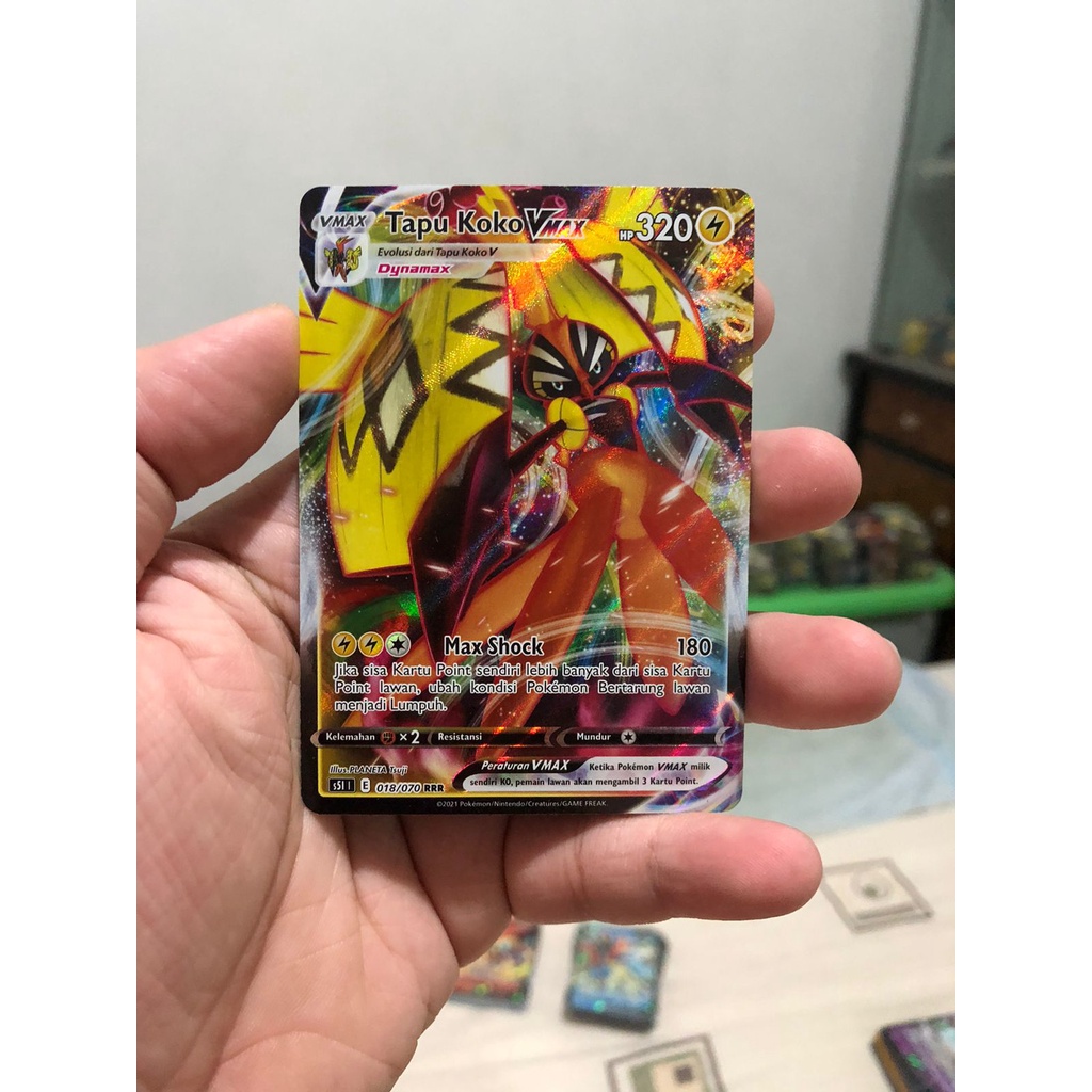 Jual Kartu Pokemon TCG Tapu Koko VMax RRR S5I Master Ichigeki Boltund