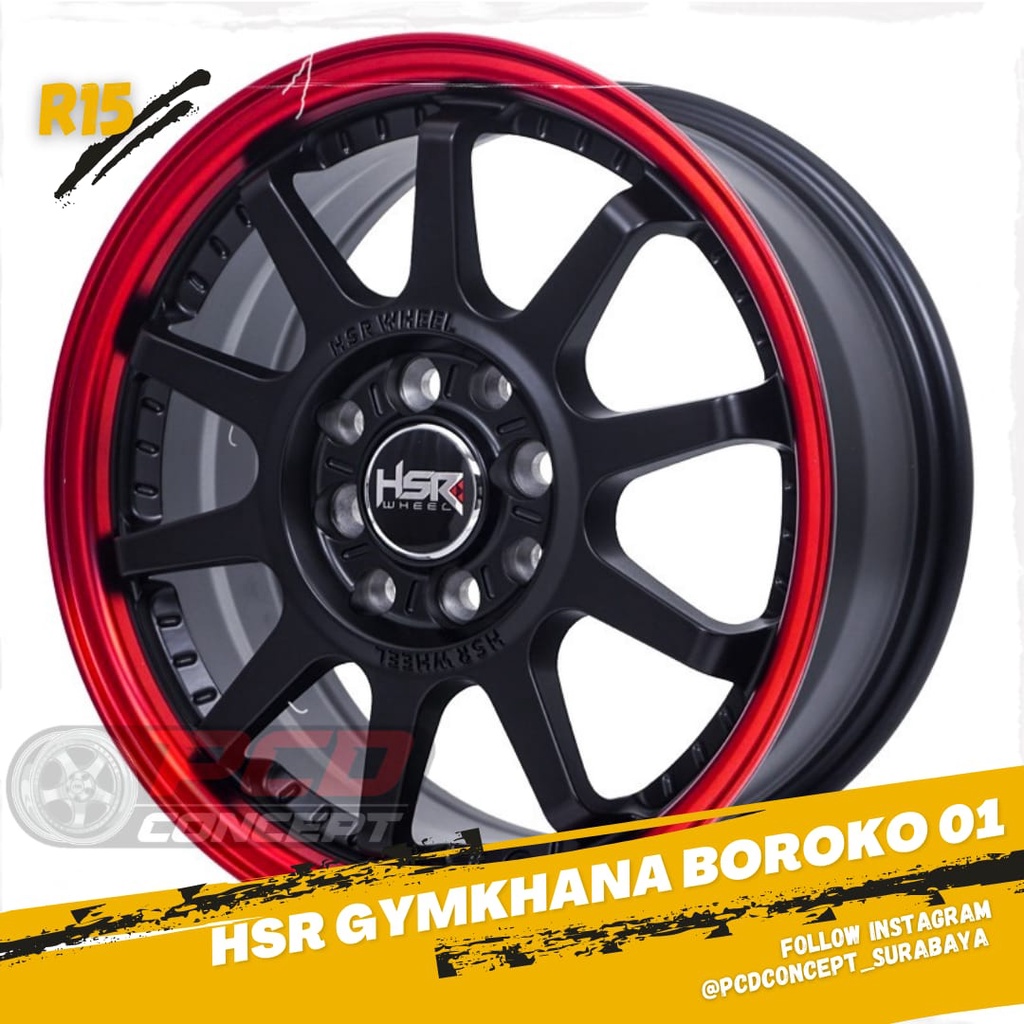 Jual Velg Mobil Terbaru Ring 15 Hsr Gymkana Boroko Honda Freed Vios