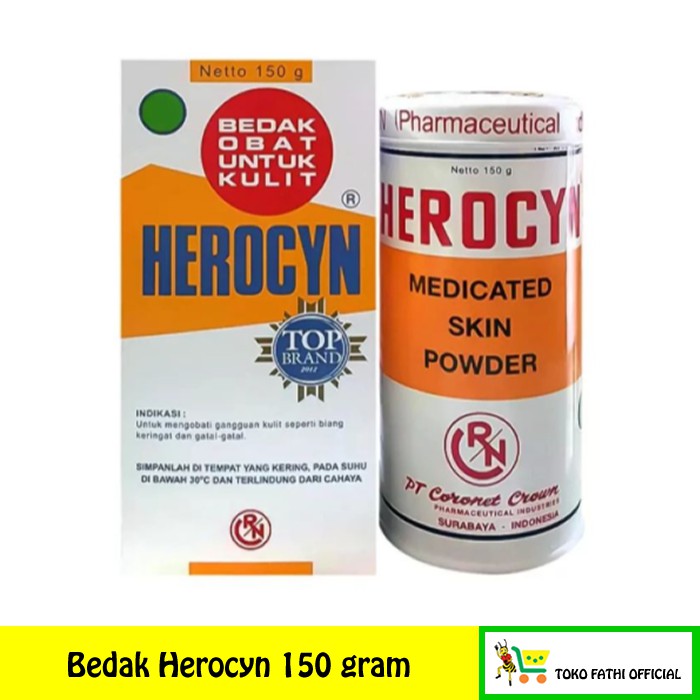 Jual Bedak Herocyn Gram Baik Untuk Mengatasi Biang Keringat Dan