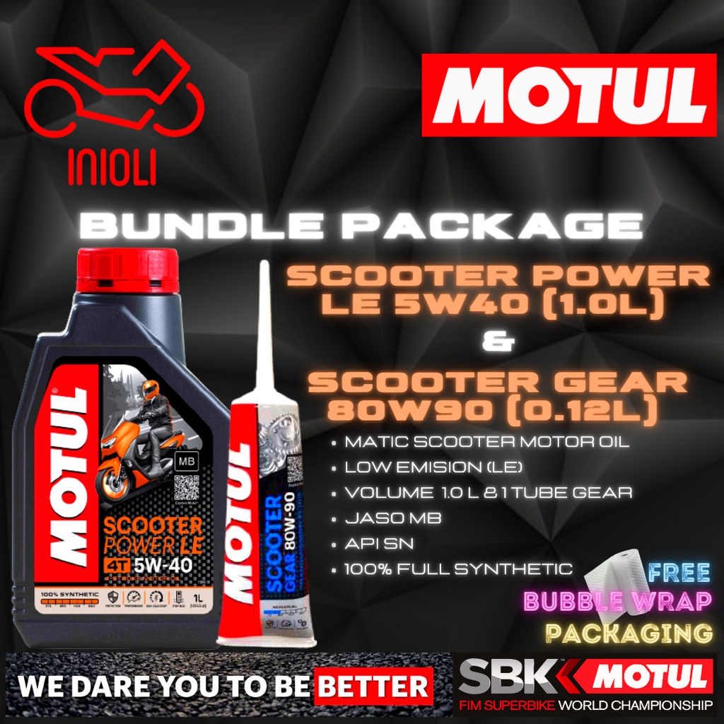 Jual Oli Motul Scooter Power Le W L Scooter Gear W Ml