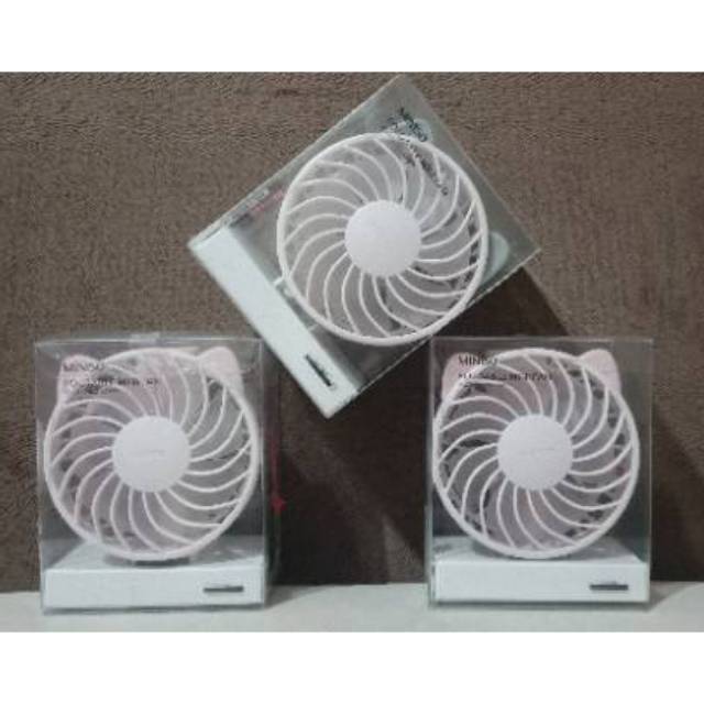 Jual Foldable Minifan Miniso Mini Fan Kipas Angin Tangan Mini Traveling