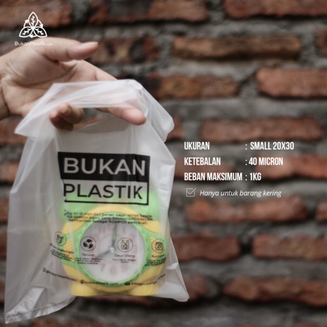 Jual Kantong Plastik Ramah Lingkungan Cassav Bag Plastik Organik Dari