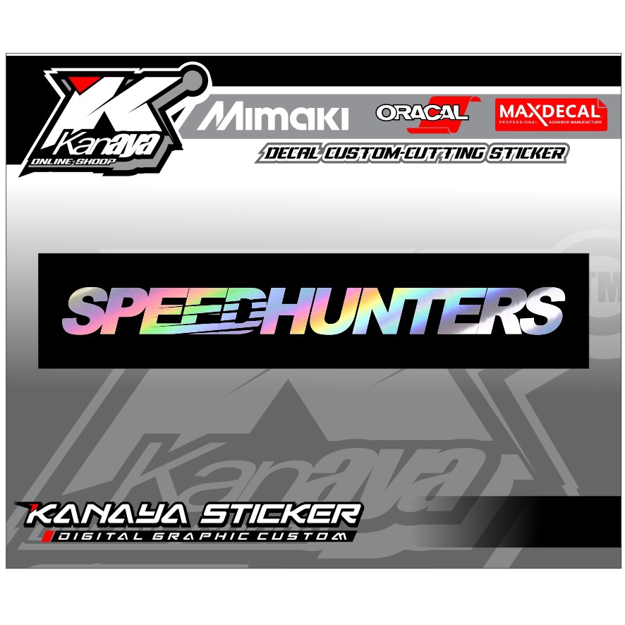 Jual Stiker Speed Hunters Cutting Sticker Speedhunter Kanji Jepang