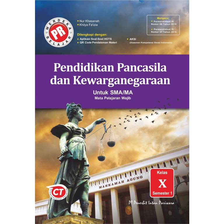 Jual BUKU LKS PR PPKN SEMESTER 1 KELAS 10 MATA PELAJARAN WAJIB BUKU