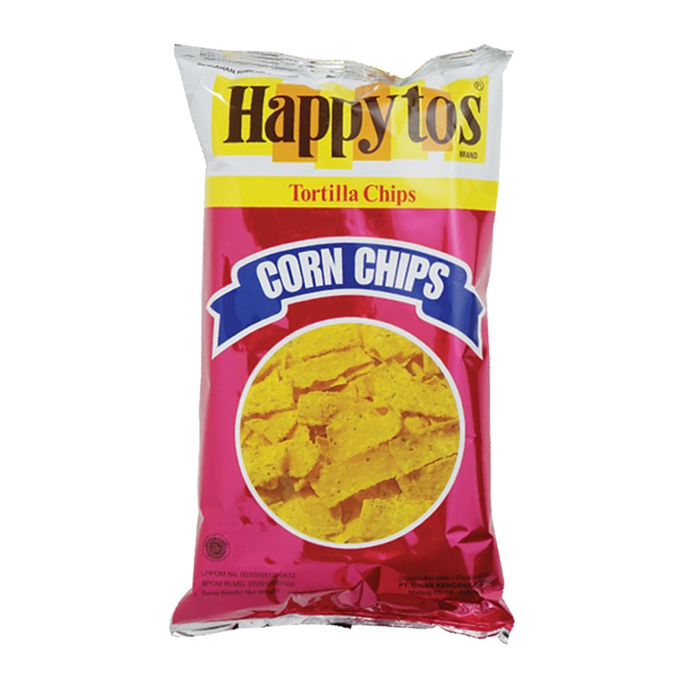 Jual Happy Tos Tortilla Chips Snack Makanan Ringan Jagung Enak Murah