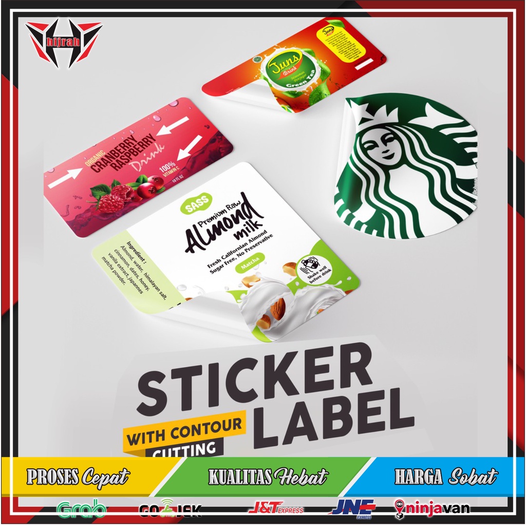 Jual Cetak Stiker A Print Cutting Stiker Vynil Model Bebas Stiker