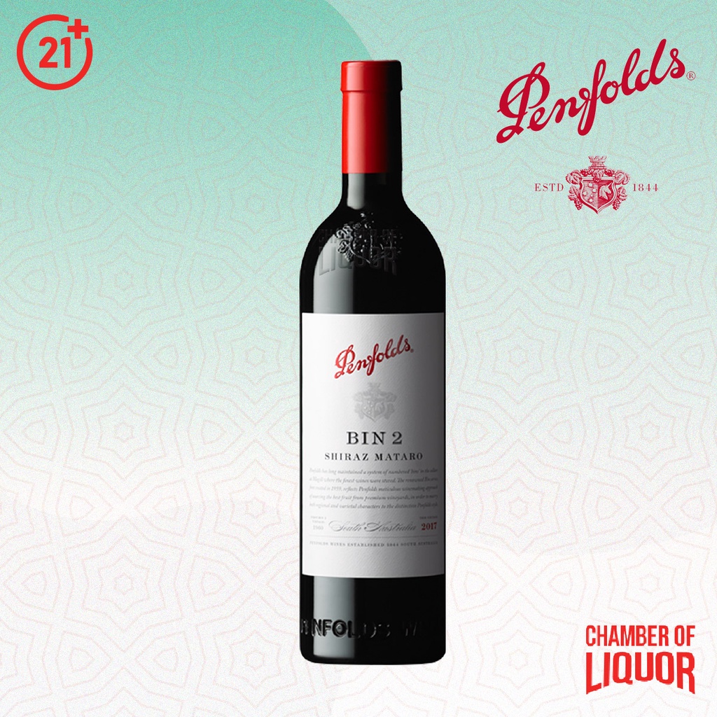 Jual Penfolds Bin 2 Shiraz Mataro Australian Red Wine 750ml Shopee