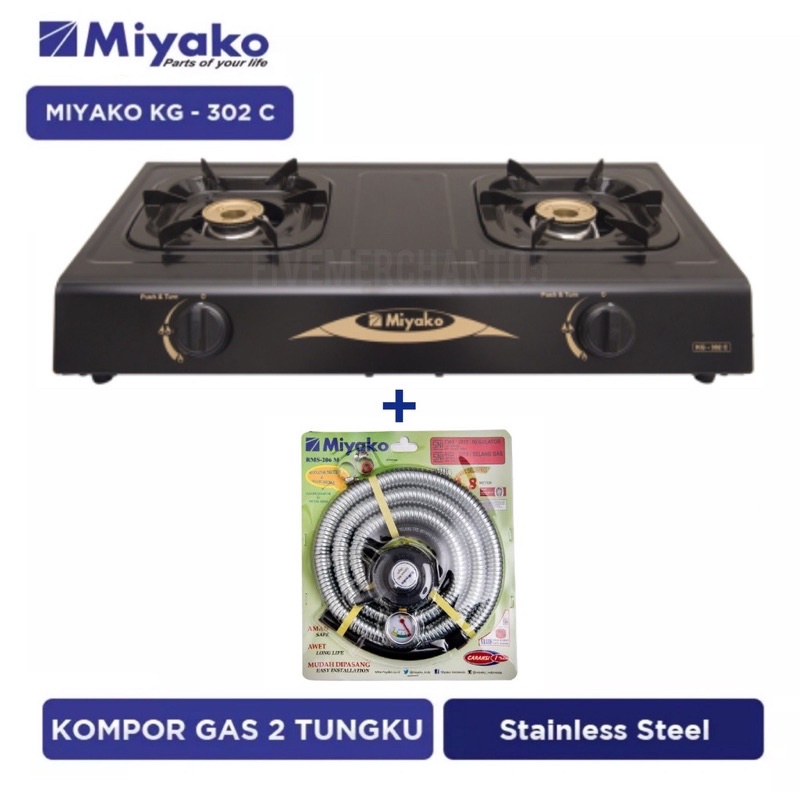 Jual Kompor Gas 2 Tungku Miyako KG 302C Kompor Gas Murah Shopee Indonesia