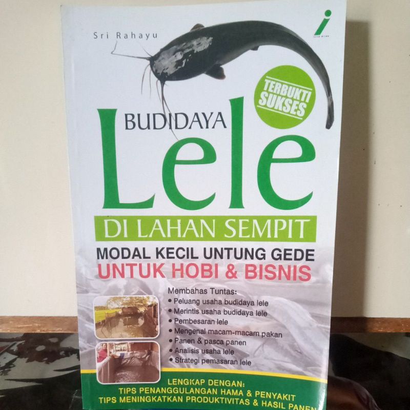 Jual Buku Perikanan BUDIDAYA Lele DI LAHAN SEMPIT Shopee Indonesia