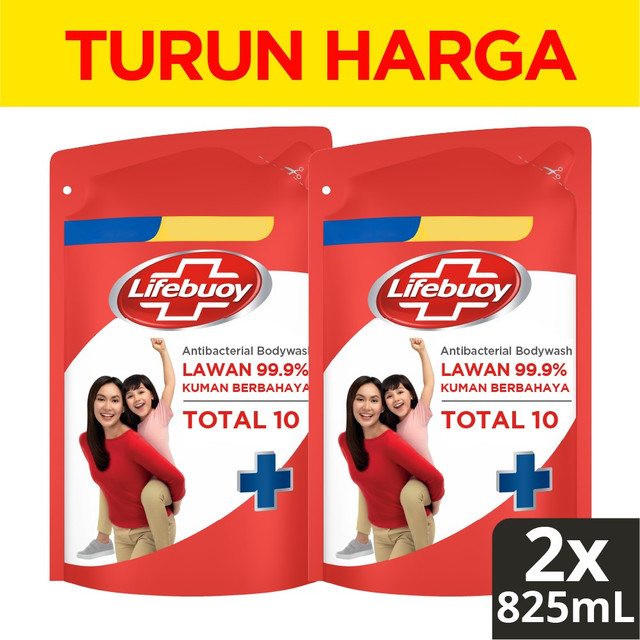 Jual Lifebuoy Sabun Cair Sabun Mandi Antiseptik Total 10 Dengan Activ