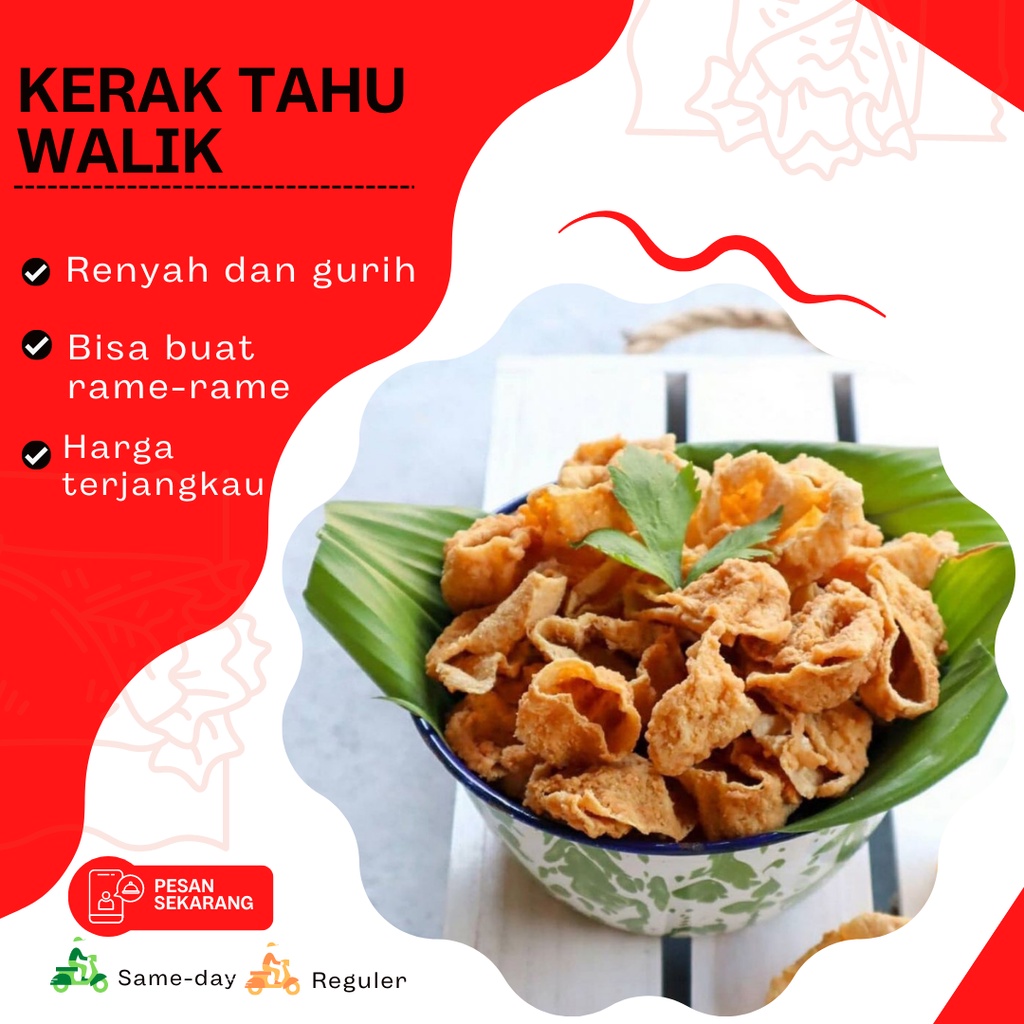 Jual Keripik Tahu Walik Makanan Ringan Pong Bulat Renyah Gurih Crispy