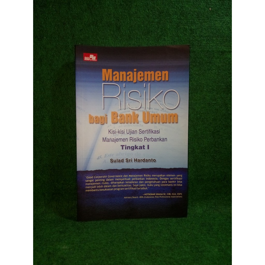 Jual Original Buku Manajemen Risiko Bagi Bank Umum Sulad Sri Hardanto