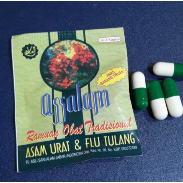 Jual Assalam Obat Asam Urat Dan Flu Tulang Original Ukran Sachet