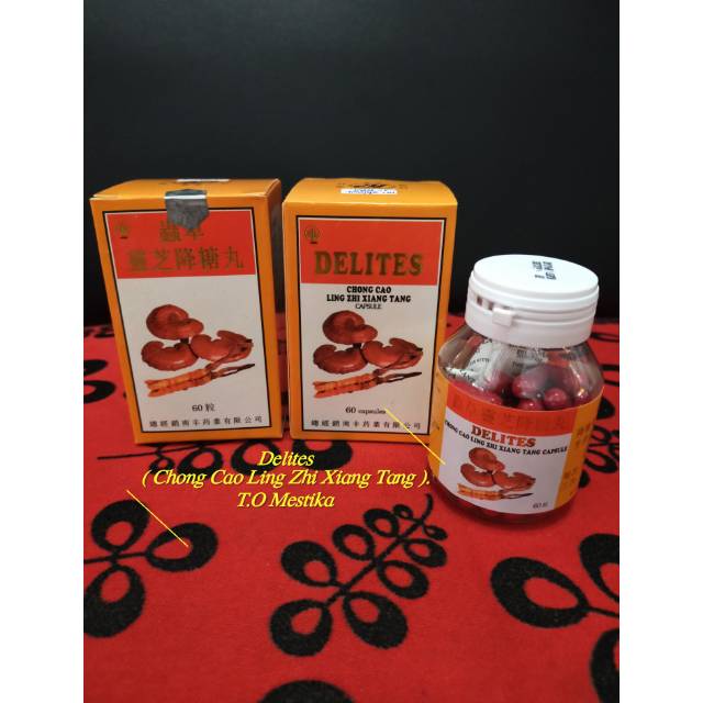 Jual Delites Chong Cao Ling Zhi Xiang Tang Capsule Shopee Indonesia