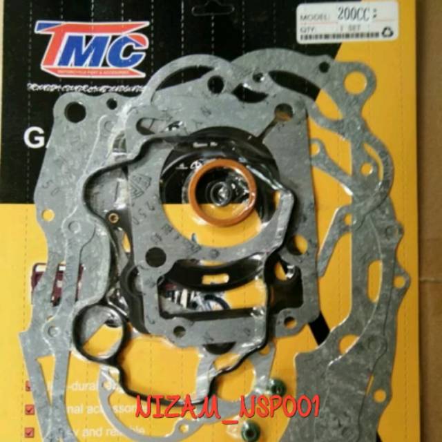 Jual Gasket Full Set MOTOR Roda Tiga Appktm Viar Kaisar Jialing Dll