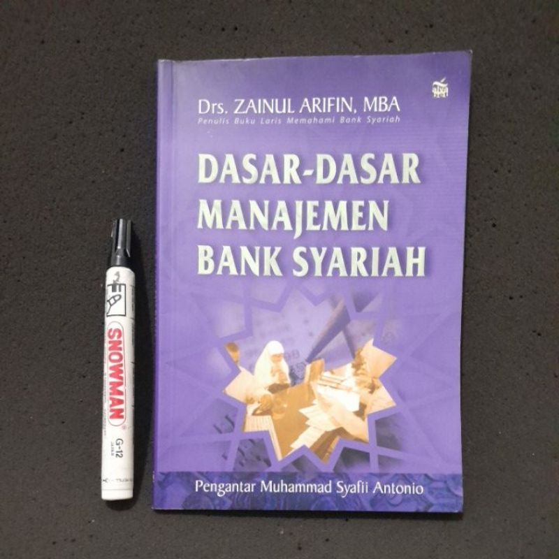 Jual Buku Dasar Dasar Manajemen Bank Syariah Zainul Arifin Shopee