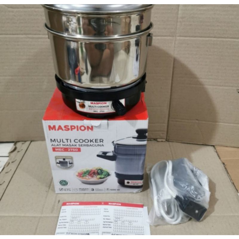 Jual Multi Cooker Maspion MEC 2750 Serbaguna Original Termurah Promo