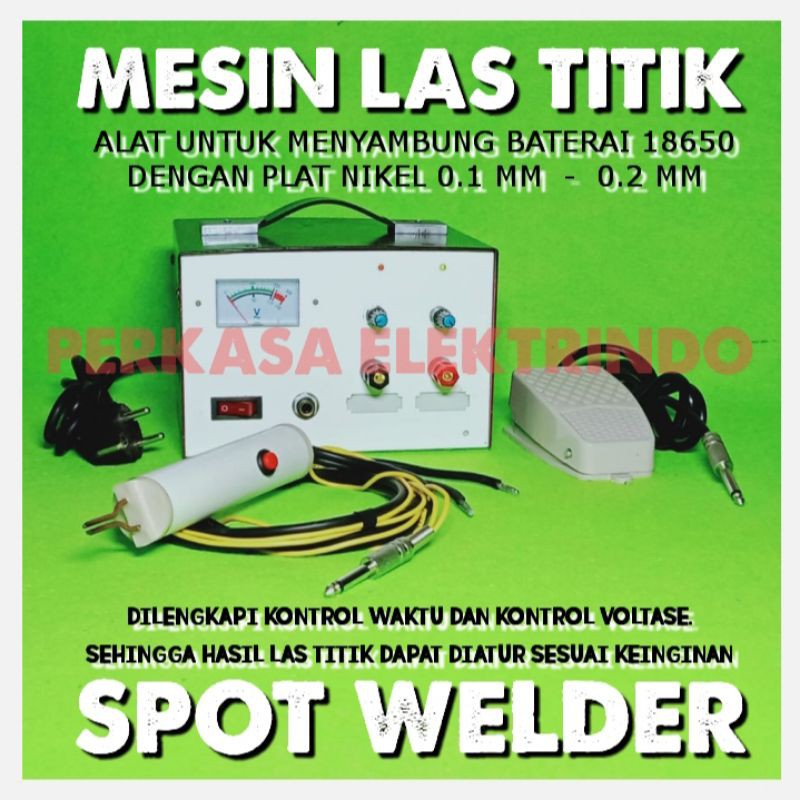 Jual Mesin Las Titik Untuk Baterai 18650 SPOTWELDER Rakitan Shopee