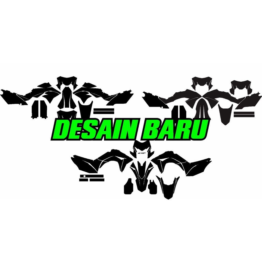 Jual DECAL KLX BF DTRACKER FULL BODY DESAIN CUSTOM CEK KATALOG KAMI