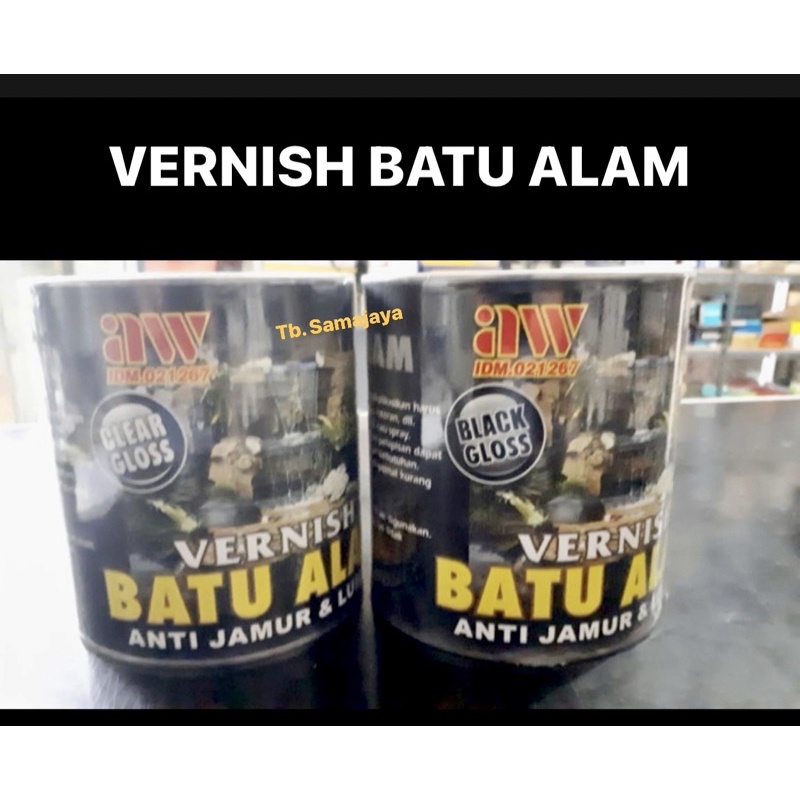 Jual Vernish Batu Alam ANTI JAMUR LUMUT Pelapis Cat Batu Alam