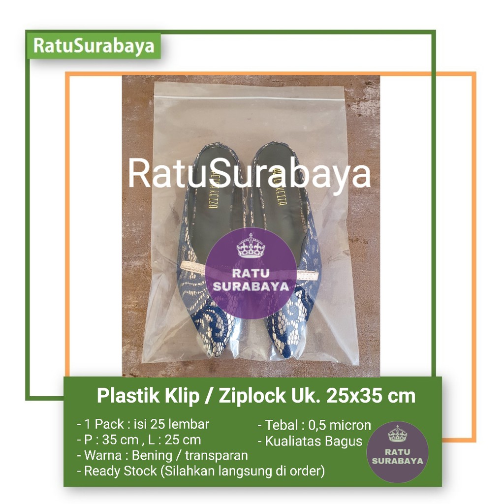 Jual Plastik Klip Uk X Cm Bening Isi Lbr Ziplock Zipper Clip