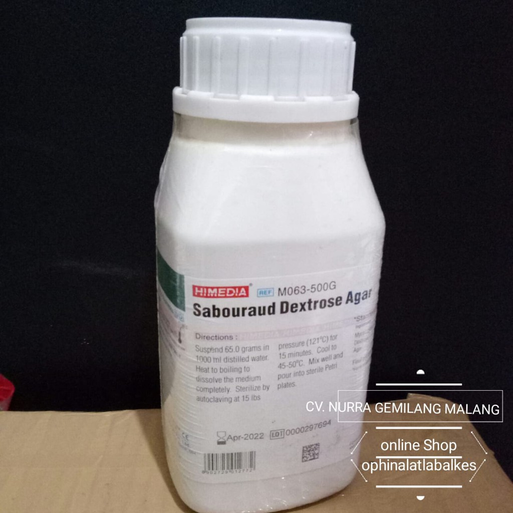 Jual Sabouraud Dextrose Agar Himedia M G Ecer Gram Shopee